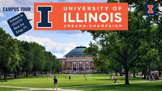 UIUC campus tour video  University of Illinois Urbana Champaign Best Top Engr #UIUC #UrbanaChampaign