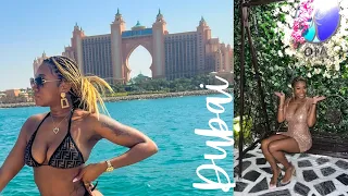 DUBAI Birthday Vlog 2023 | Room Tour, Beach Club, Yacht, Nightlife, Mall, Fountain Show - part 1