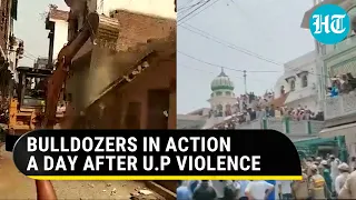 Bulldozers roll in U.P's Saharanpur as Yogi vows to punish violence accused after Prophet protests