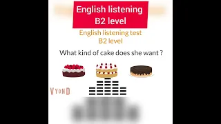 English listening test b2 level | Listening practice | #shorts | Sunshine English