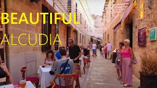 Alcudia 2023 MALLORCA Spain 🇪🇸 🔴 NEW Beautiful City Tour [4K UHD]