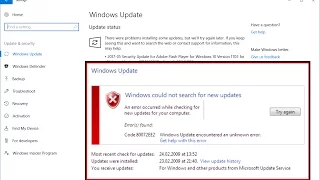 How to Fix Windows Updates Error 80072EE2 (Easy)