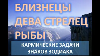 Близнецы ♊️ Дева ♍️Стрелец ♐️Рыбы ♓️ | КАРМИЧЕСКИЕ ЗАДАЧИ ЗНАКОВ ЗОДИАКА