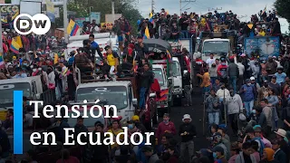 Caos en Quito tras días de protestas