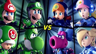 Mario Strikers: Battle League - Team Luigi vs. Team Daisy (Hard CPU)