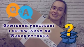 Vlog #5 Otwieram paczuszki i odpowiadam na Wasze pytanka