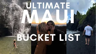 ULTIMATE MAUI, HAWAII BUCKET LIST - Road to Hana, Haleakala National Park, and more!