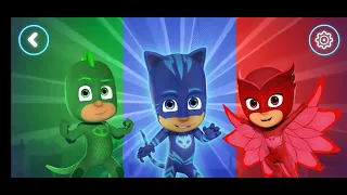 playing a PJ masks game / All characters