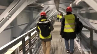 Genova, viaggio nella pancia del nuovo ponte Morandi tra luci e tecnologia