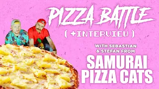 PIZZA BATTLE + INTERVIEW (with Samurai Pizza Cats)!!!