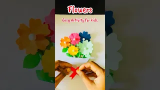 🌸 Activity For Kids | How To MAKE Flowers bouquet | F for Flower | DIY Flowers Paper Craft for Kids
