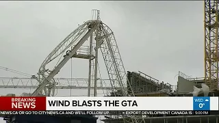 High winds wreak havoc in GTA
