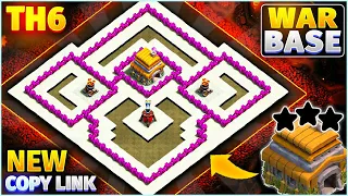 NEW BEST! COC TH6 War Base 2023 Copy Link | Anti 2 star Town Hall 6 base - Clash of Clans