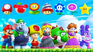 Super Mario Bros Wonder - All Characters Power-Ups