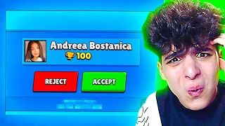 ANDREEA BOSTANICA MA INVITA SA JUCAM BRAWL STARS 😱 ACCEPT?