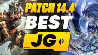 The BEST Junglers For Season 14 On Patch 14.4! | All Ranks Tier List League of Legends