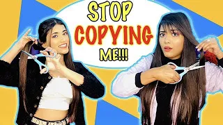 Copying My *SISTER* For 24 HOURS Challenge Ft. Samreen Ali | Mahjabeen Ali