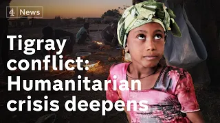 Tigray conflict: inside a camp for displaced people as millions flee