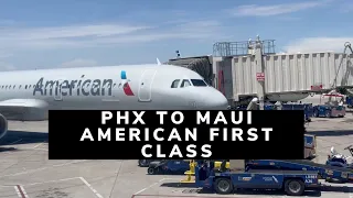 Phoenix To Maui First Class Review | American Airlines A321 Neo