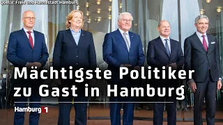 Politprominenz in Hamburg: Die große Feier zum Tag der Deutschen Einheit