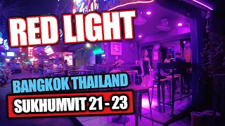 Red Light District Bangkok Thailand - MAP Tour Guide - ASOK BTS Sukhumvit Soi 21 - 23 Soi Cowboy