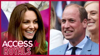Kate Middleton & Prince William Watch Wimbledon Women's Final