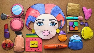 ❄️Paper Diy❄️ Roblox Baddie Skincare and Makeup ASMR💖Pomni Digital Circus| satisfying ASMR