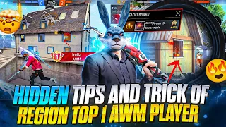 HIDDEN TIPS AND TRICKS 🤯 OF TOP 1 AWM PLAYER  🎯 -para SAMSUNG A3,A5,A6,A7,J2,J5,J7,S5,S6,S7,S9