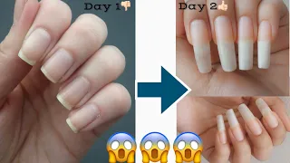 How to Grow Nails in 2 days || How to Grow Nails Fast || Basic Nail Art Tutorial