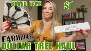 NEW DOLLAR TREE HAUL+BRAND NAME ITEMS+AMAZING FINDS