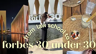 from law school to forbes 30 under 30 📚 productive study vlog & travel vlog, exam prep, El Gouna