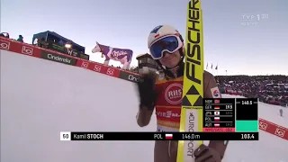 Kamil Stoch 146m od tyłu