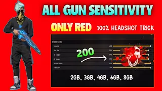 200 sensitivity in free fire | OB44 Update Free Fire sensitivity | Free Fire All Gun Sensitivity |