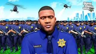 Franklin Joins THE HEAVY POLICE FORCE in GTA 5!! | Lovely Gaming