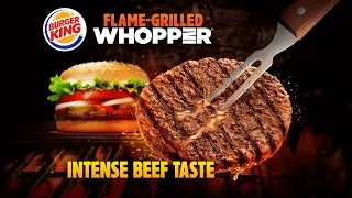 Burger King Flame-Grilled Whopper: Intense Beef Taste