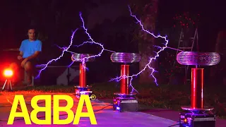 ABBA - Dancing Queen on Tesla Coil Trio