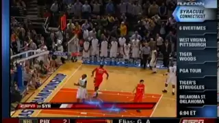 Syracuse's 6OT Win over Connecticut 2009 (Sportscenter Highlights)