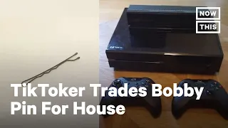 TikToker on a Mission to Trade Up Bobby Pin for a House | NowThis