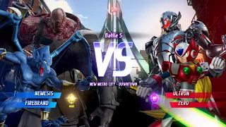 Nemesis & Firebrand Arcade mode | Marvel vs Capcom Infinite