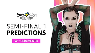 MY PREDICTIONS - Semi-Final 1 (One Week Before The Show) | Eurovision 2024