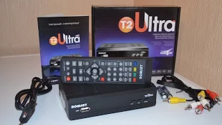 DVB-T2 Тюнер (ресивер) Т2 Romsat T2 Ultra - обзор (распаковка)