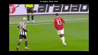 Marcel Sabitzer  |  Manchester United vs Newcastle United 2023-02-26 Match Highlight | Every Touch