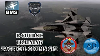 Falcon BMS 4.36 - F-16C #BCourse TACCOMS 1 - Tactical Comms GCI