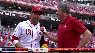 Joey Votto says there is no doubt the Reds think they can still make the playoffs