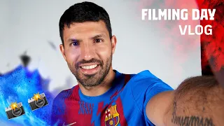 FILMING DAY with ANSU, AGÜERO, DEMBÉLÉ... | FC Barcelona VLOG