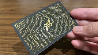 Copper Foil Business Card Printing on Premium Black Textured Paper (Fine Art Paper)