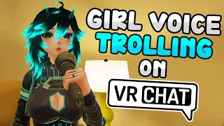 "I THOUGHT YOU WAS A BEAUTLFIUL WOMAN!" / Girl Voice Trolling on VRChat