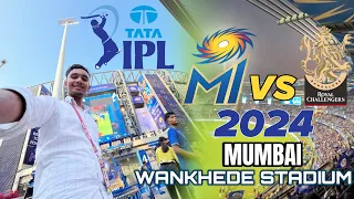 2024 First Time MI vs RCB IPL Match Watching In Wankhede Stadium | Mumbai