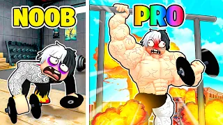 OD NOOBA BEZ ROBUX DO PROSA w ARM WRESTLING SIMULATOR!