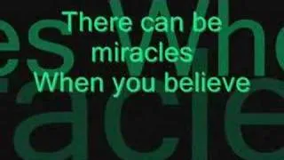 When You Believe- Mariah Carey and Whitney Houston